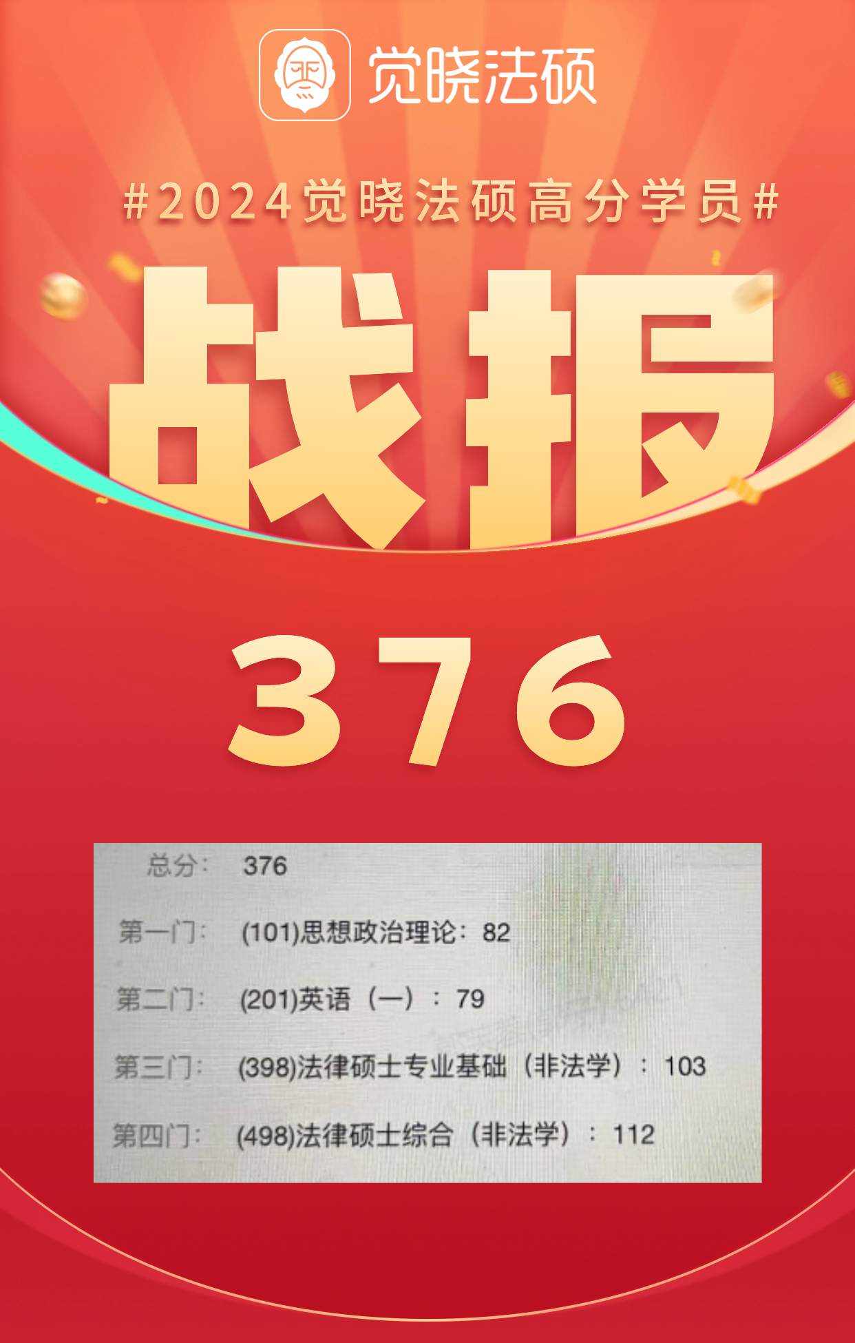 学员成绩单原件